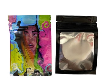 RAPPEUR | La conception vide de serrure de fermeture éclair de Mylar emballe les poches 7x10cm de sacs de stockage de nourriture de preuve d'odeur