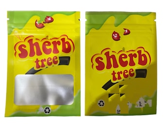 SHER Tree / EMPTY CALIFORNIAN Packaging Mylar Zip Lock Paquetes de diseño Bolsas de almacenamiento de alimentos a prueba de olores Bolsas 7x10 cm