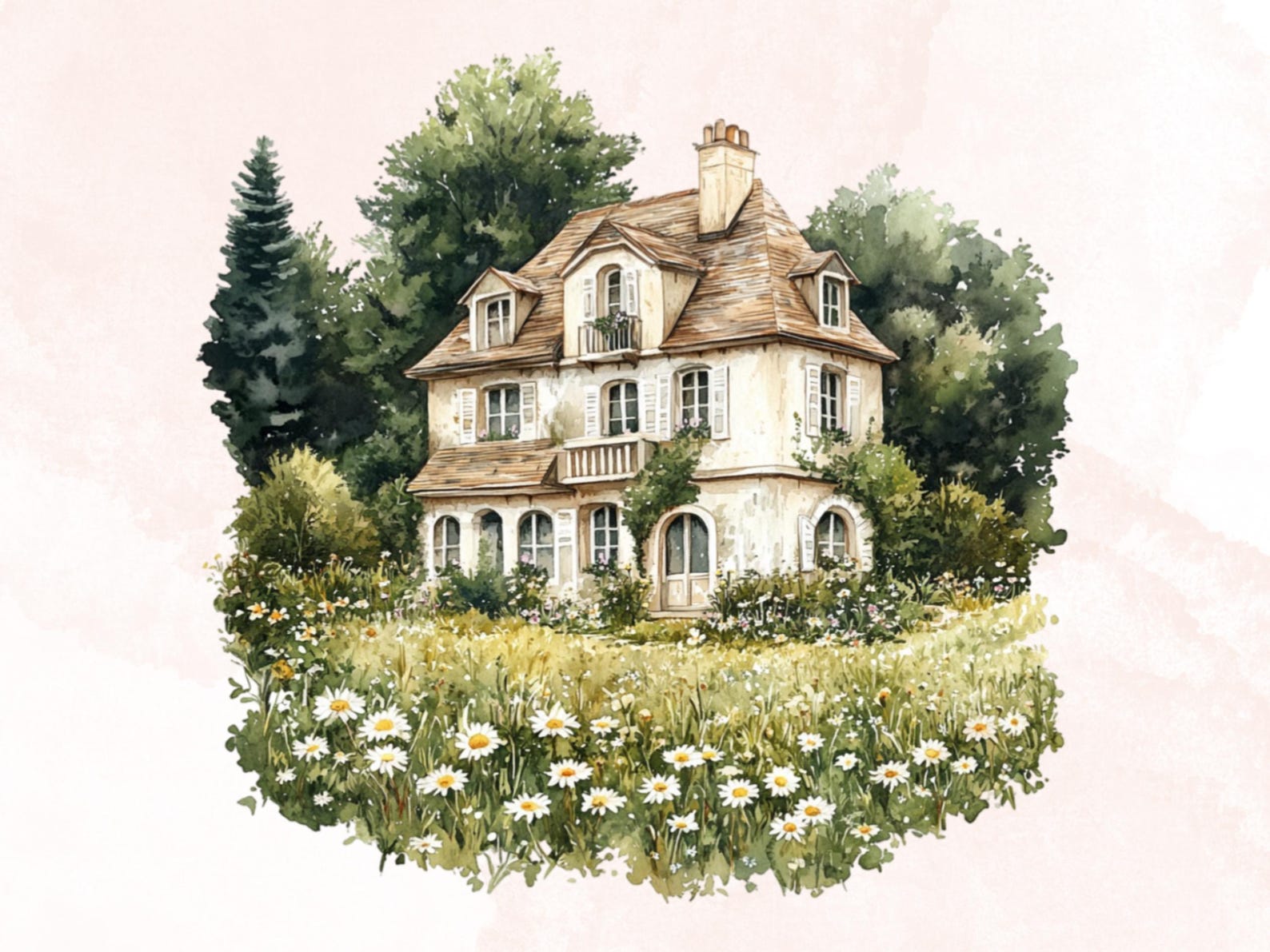 Cottagecore Clipart, Rustic Library Clipart, Cozy Cottage Graphics ...
