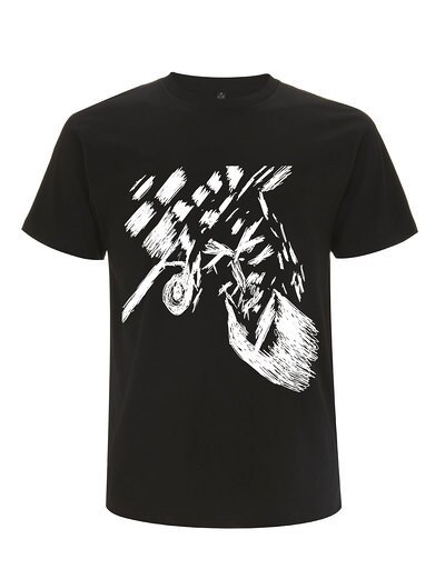 Regenerative Organic Cotton Back Print T-Shirt GOTS - Chocolate Torte