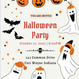 Halloween Party Invitation