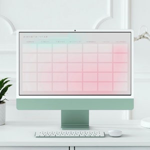 Aanpasbare maandkalender (print en digitaal)