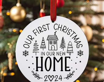 New Home Christmas Bauble, Christmas 2024, Christmas Gift, Moving House, New Home Ornament