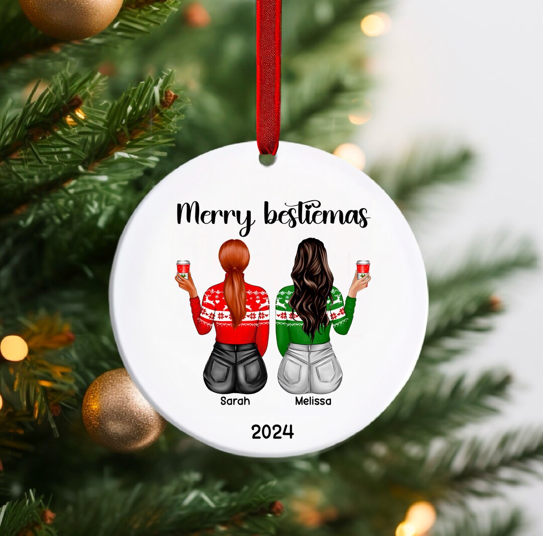 Family Personalised Tree Couple Bauble/ornament Xmas Personalized ...