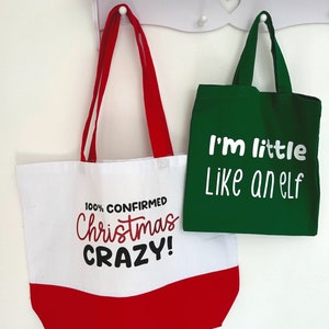 100% confirmed Christmas crazy Large Shopping Tote Bag image 3