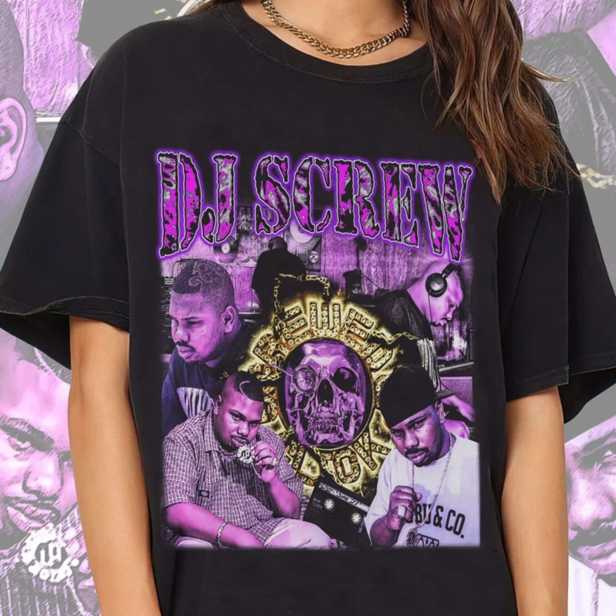 Discover DJ Screw Vintage Graphic Tshirt For Men And Women - DJ Screw Vintage Graphic