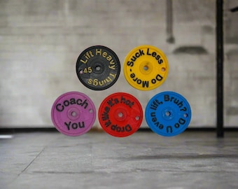 Bumper Plate Keychains