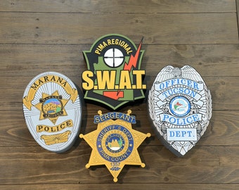 Custom 3D Printed Badge Box: Law Enforcement & Fire Service Gift