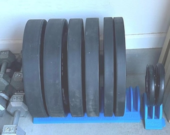 Bumper Plate Floor Racks