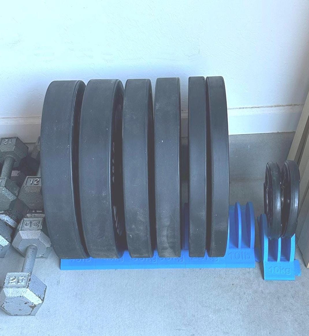 Bumper Plate Storage