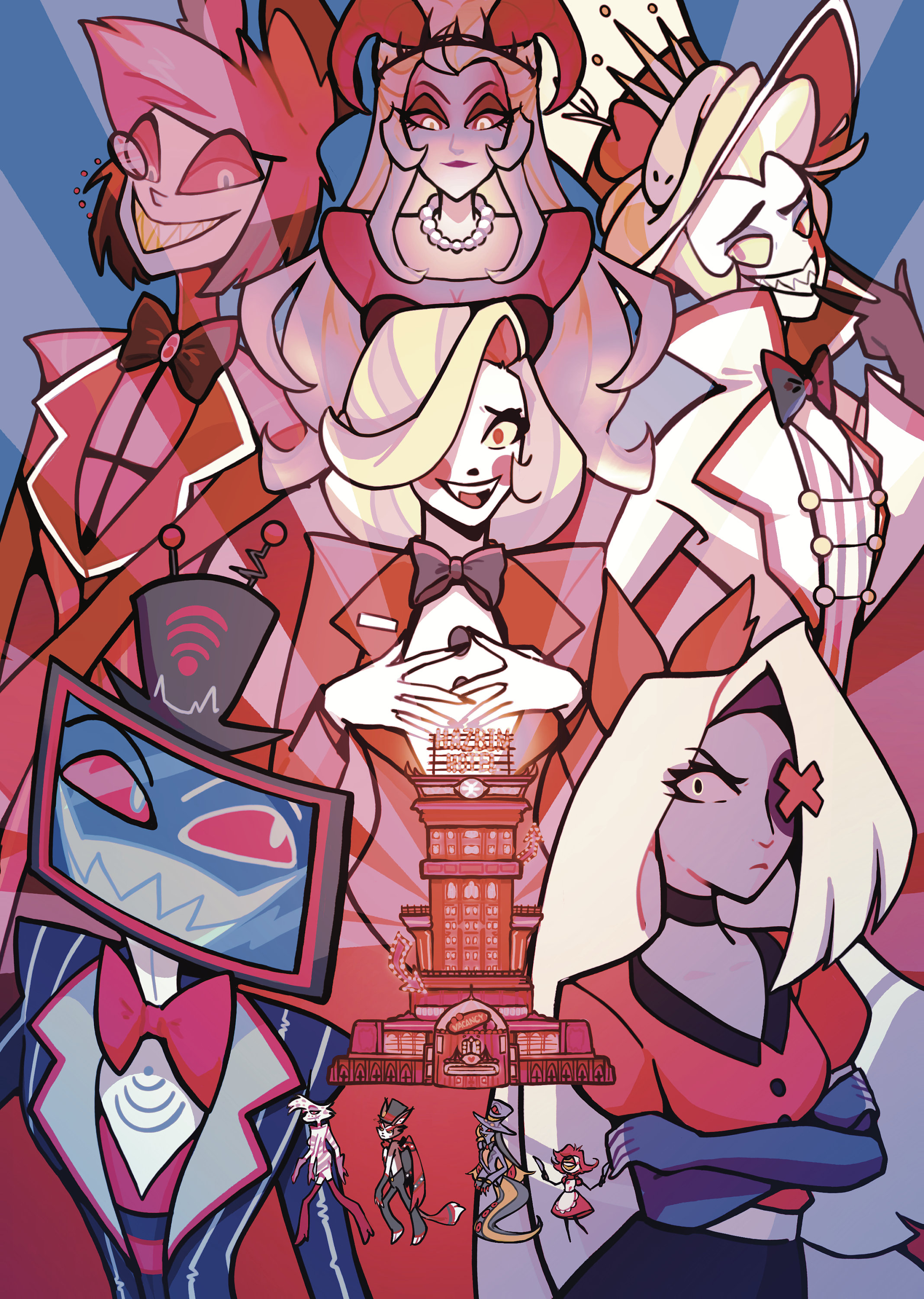 Hotel Squad A5 Print Etsy UK