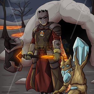 Custom digital game art and more - runescape art - osrs art - RPG art - custom characters, perfect for all your needs - logo - banner -gift