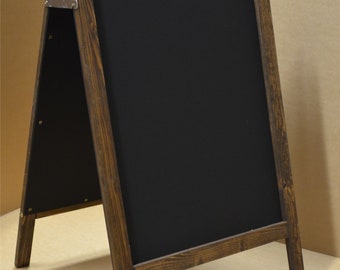 Stained Wooden A Board, Pavement Sign, Sandwich Board, Specials Board, Blackboard, Display board, Menu Board 455mm x 750mm Pub, Cafe A Frame