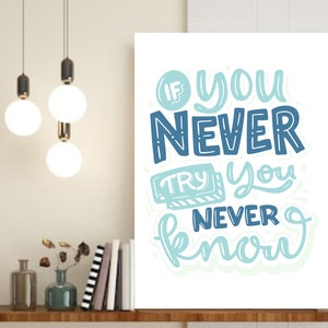 Printable Art | Inspirational Wall Art  |Motivational Quote for Home or Office Decor | INSTANT PDF DOWNLOAD