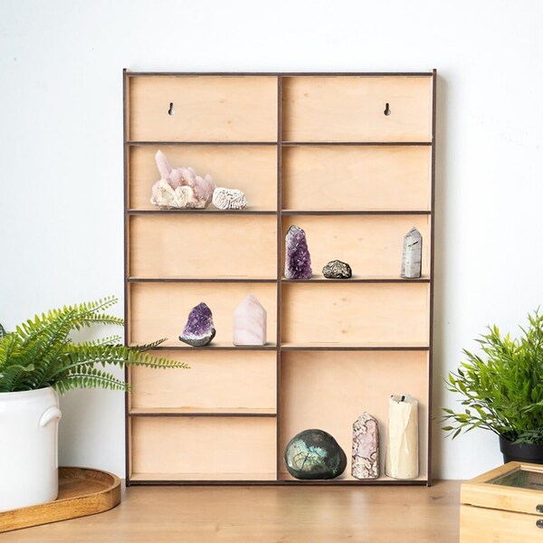 Crystal Display Shelf Etsy