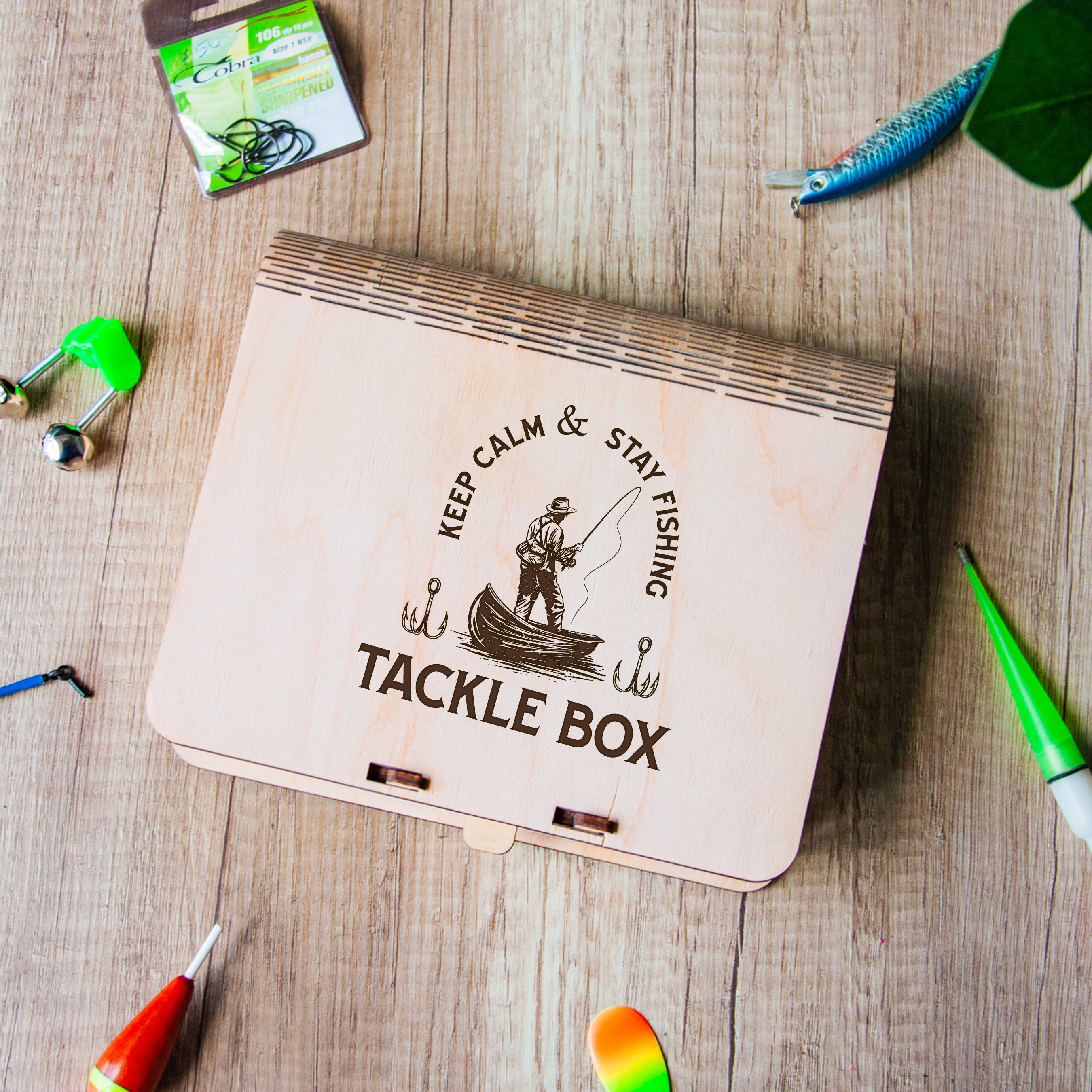 Personalized Tackle Box Fathers Day 