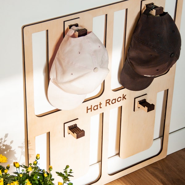 Baseball Cap Rack - Etsy