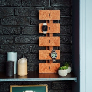 Wood Watch Holder, Watch Organizer for Men, Watch Holder Stand, Watch ...