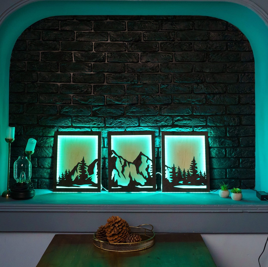 Mountain Neon Sign,mountain Light up Sign,mountain Led Sign,mountain