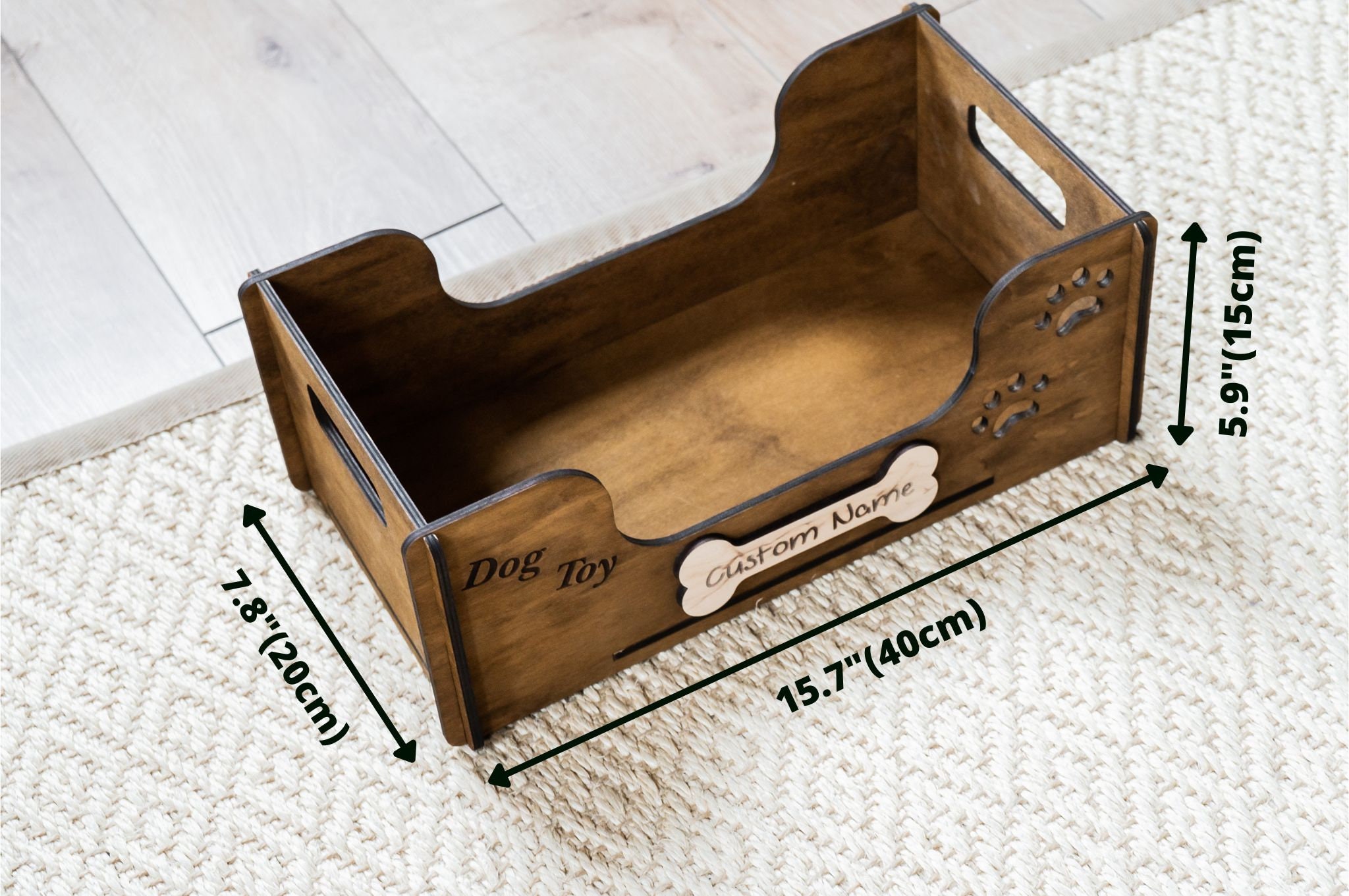 Personalized Dog Toy Storage Dog Toy Box Wood Pet Toy Etsy