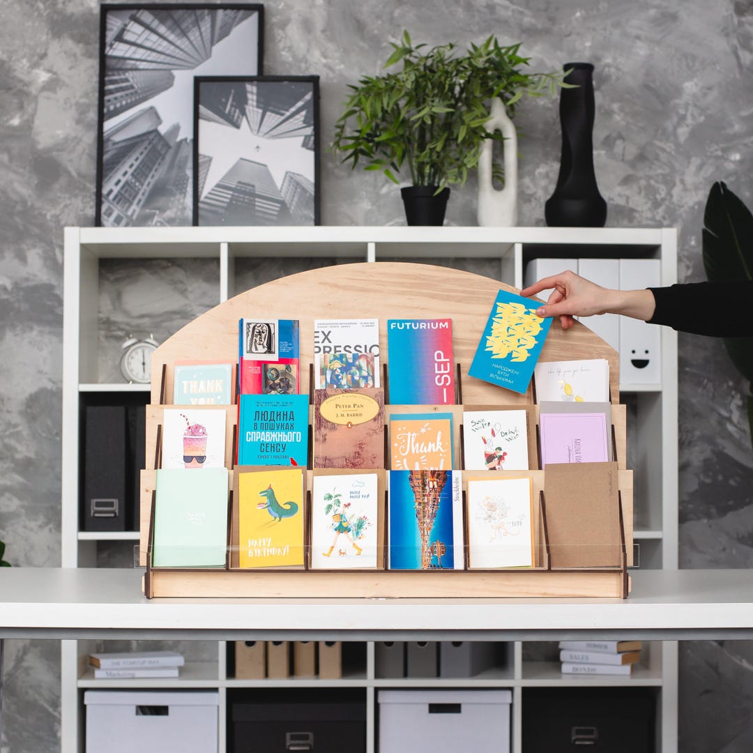 Greeting Card Display for Retail, Greeting Card Display Stand, Greeting ...