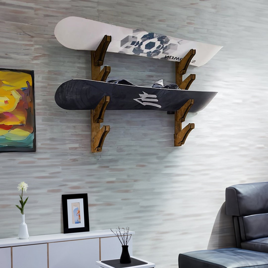 Snowboard Wall Rack, Snowboard Wall Mount, Snowboard Holder, Snowboard