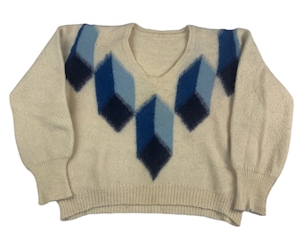 1960s Mohair V-Neck Sweater
