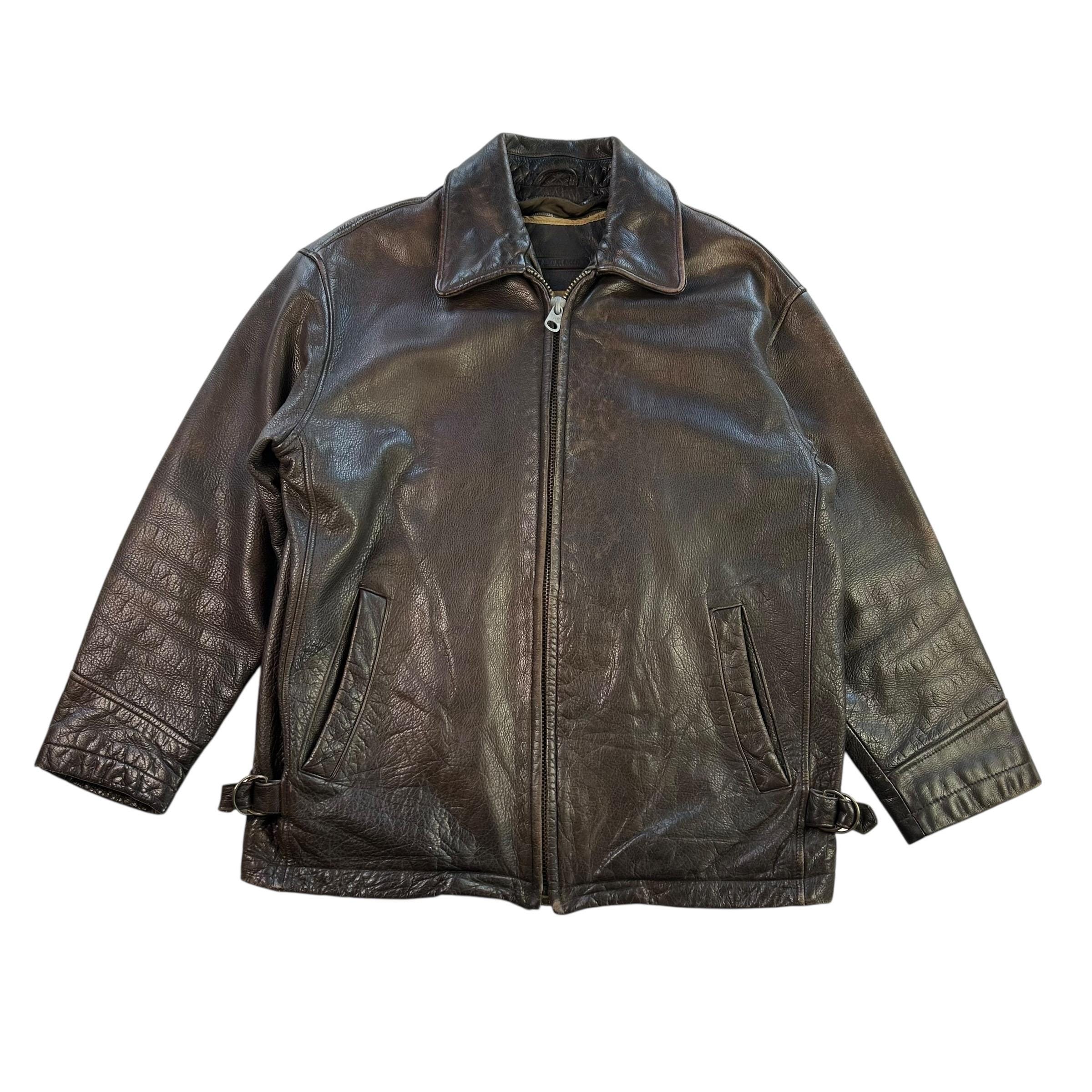 Vintage Andrew Marc Leather Jacket - Etsy