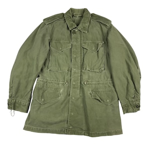 ジャケット・アウター 50's French Army Wool Field Coat Vintage 50s French M47 Army Military Field Jacket Men's 4C