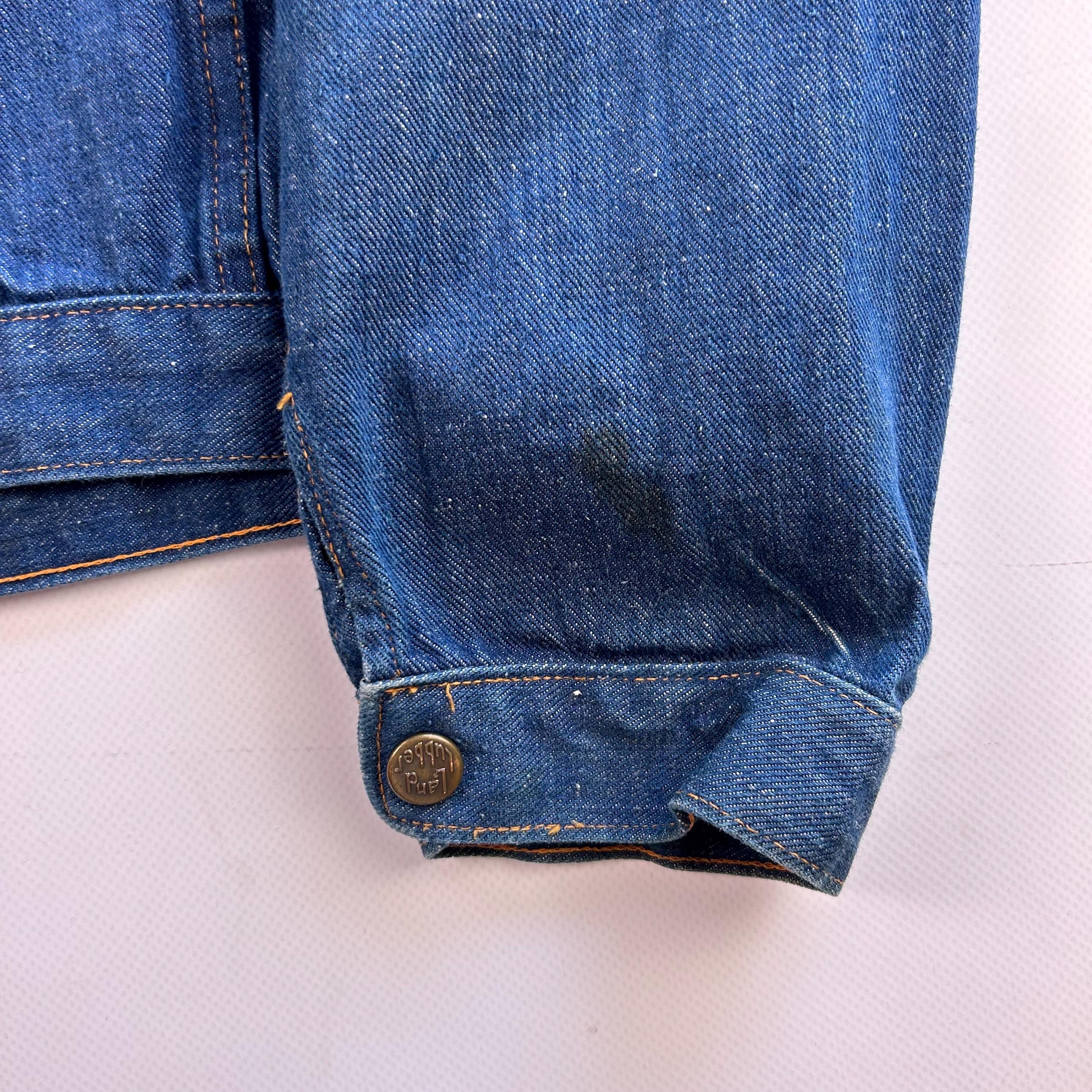 ジャケット・アウター special!!land lubber jacket big size 70s Vintage 1970s Landlubber Denim Jacket Size 38 - Etsy