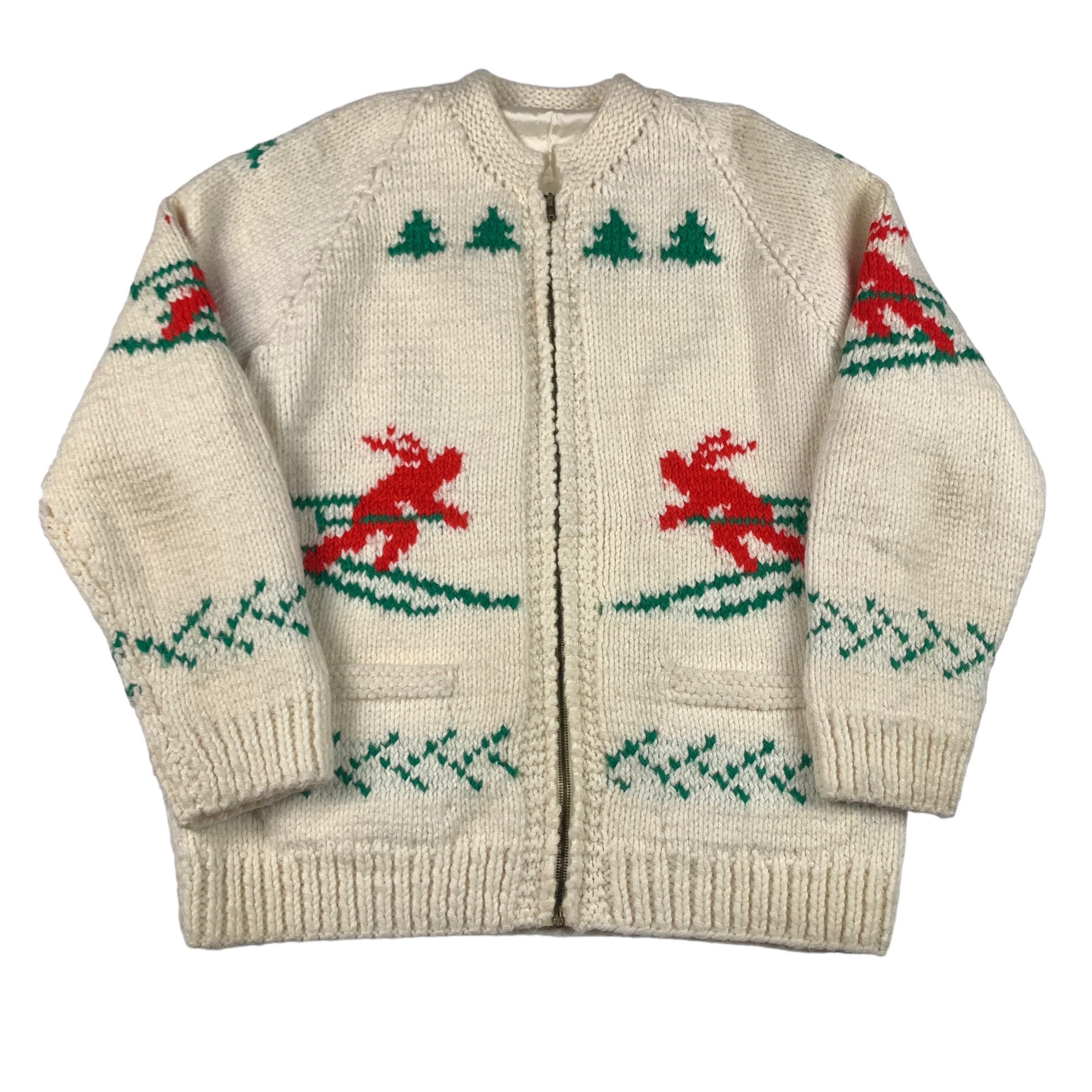 ヴィンテージ 1950 年代/60 年代 フルジップ スノー スキー カウチン