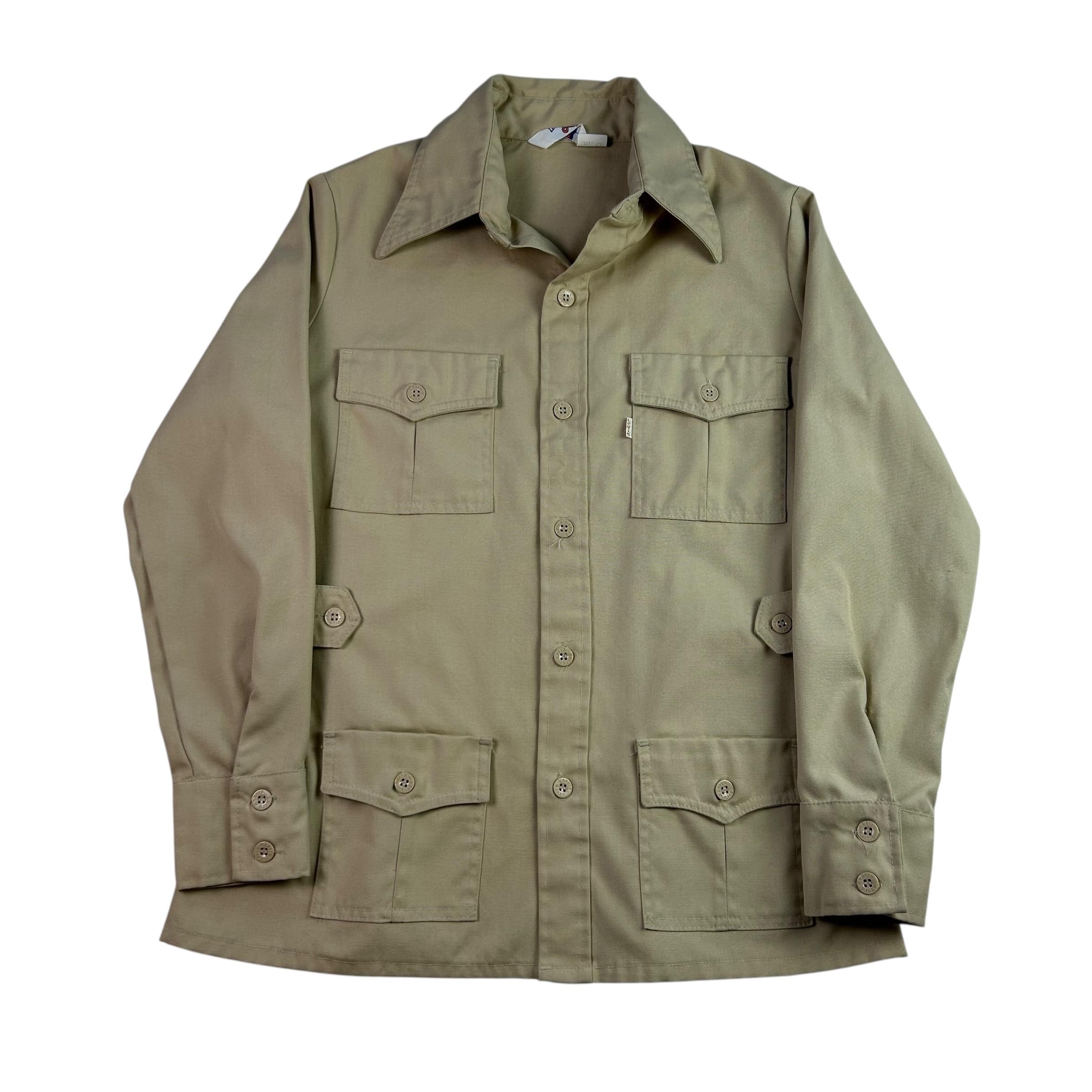 ジャケット・アウター vintage safari shirt USA Levis Safari Jacket - Etsy