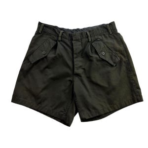 Vintage Italian Military Shorts Size 28