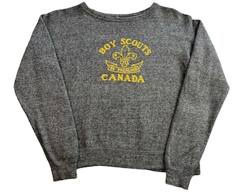 Vintage 1950s/60s Kanada Sweatshirt mit Rundhalsausschnitt Größe XS/S