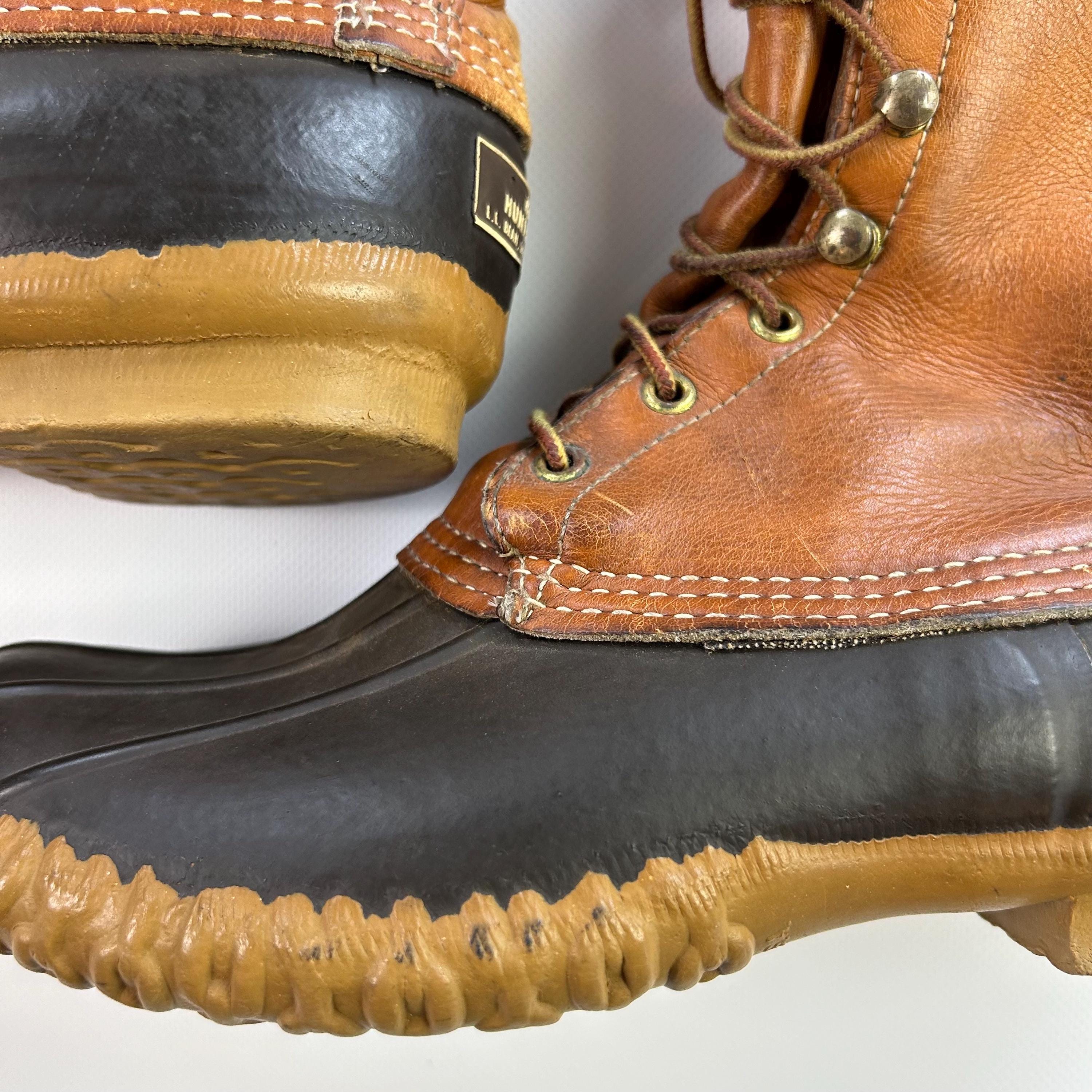 Vintage L.L. Bean Bean Boots Duck Boots Men\'s 13 GN Made in USA 1980s vintage LL Bean boots – 86 Vintage main image 4