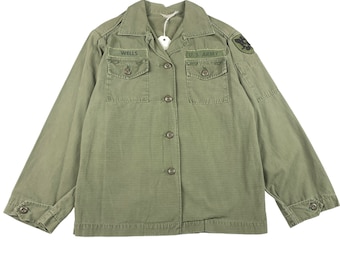 1974 US Military Defense Personnel Support Center Women’s Utility Shirt Size S/M