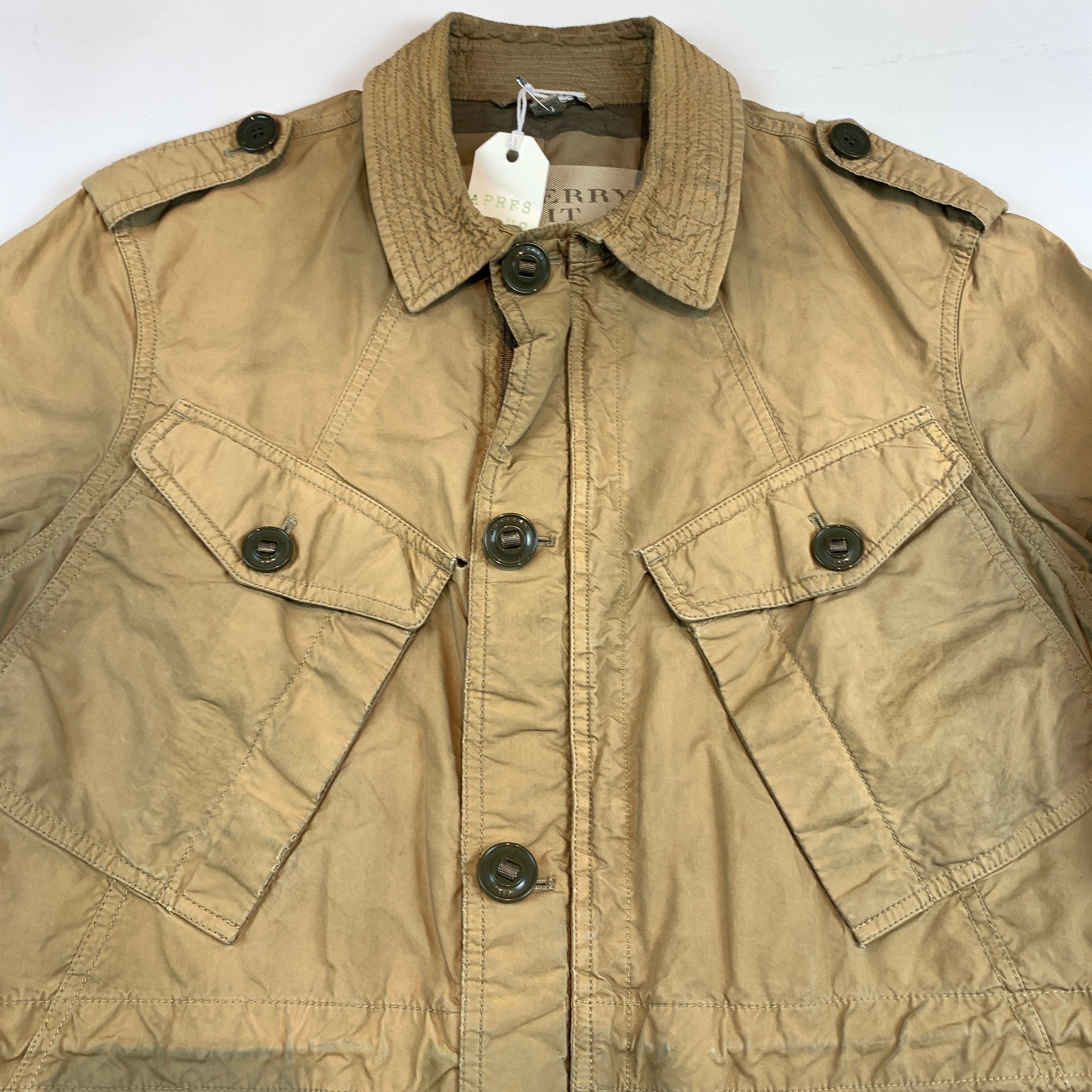 archive Burberry military springcoat y2k