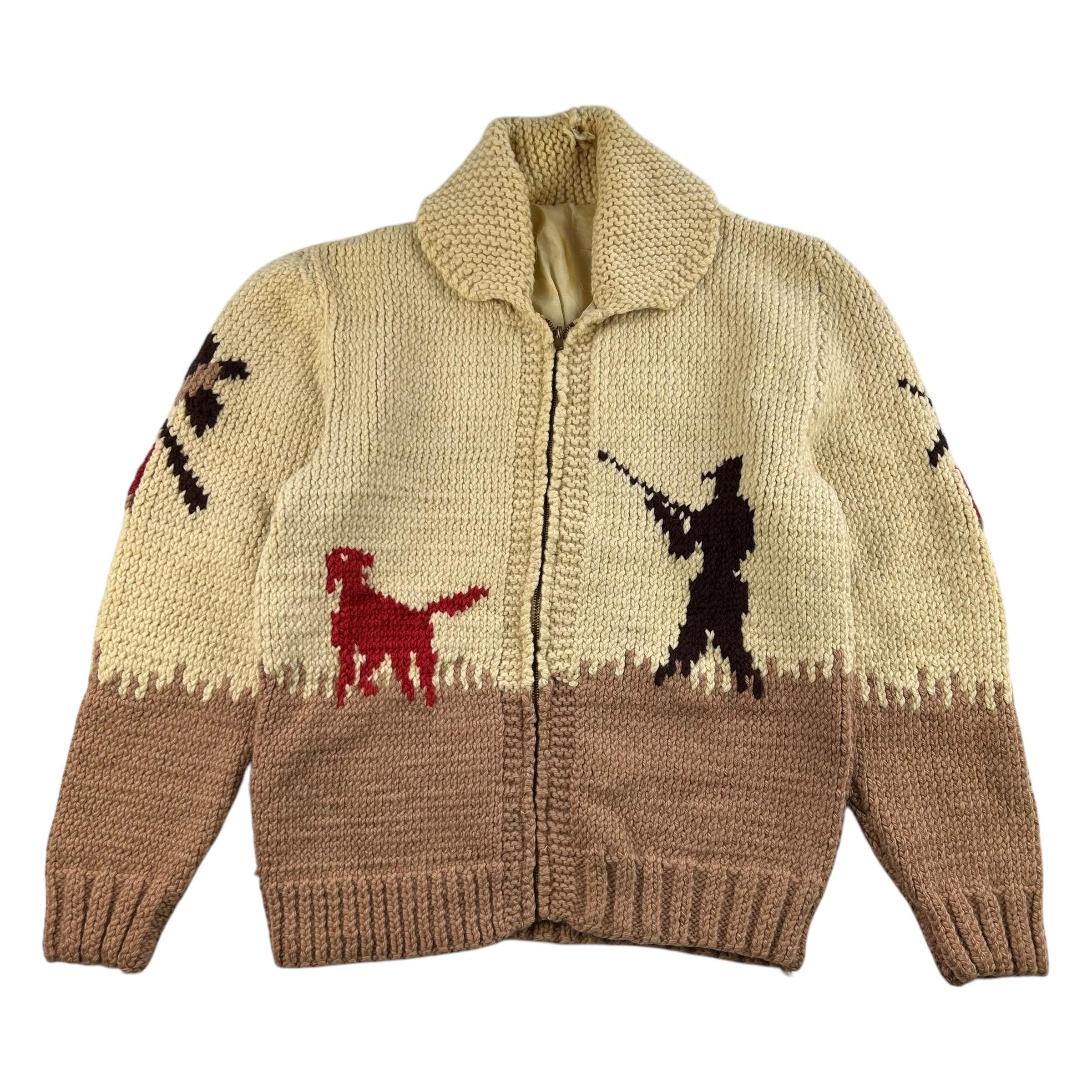 Vintage 1960s Mary Maxim Cowichan Knit Sweater Size Large - Etsy