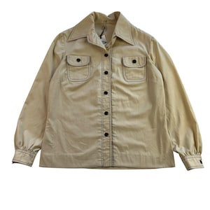 Vintage 1970s Women’s Long Sleeve Button Up Shirt M/L
