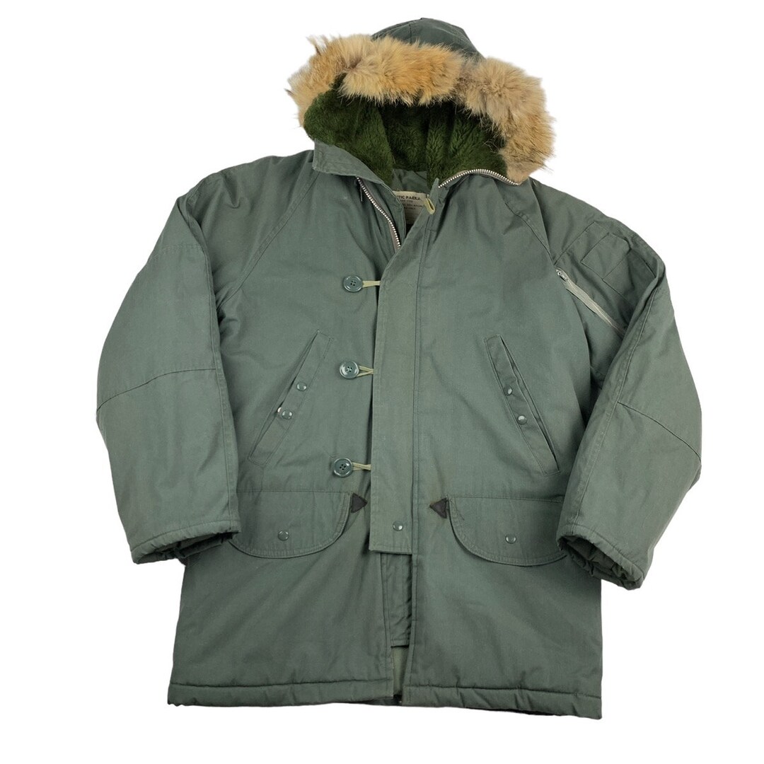 Vintage 1970s N34 B Military Arctic Parka Jacket Size S/M Etsy UK
