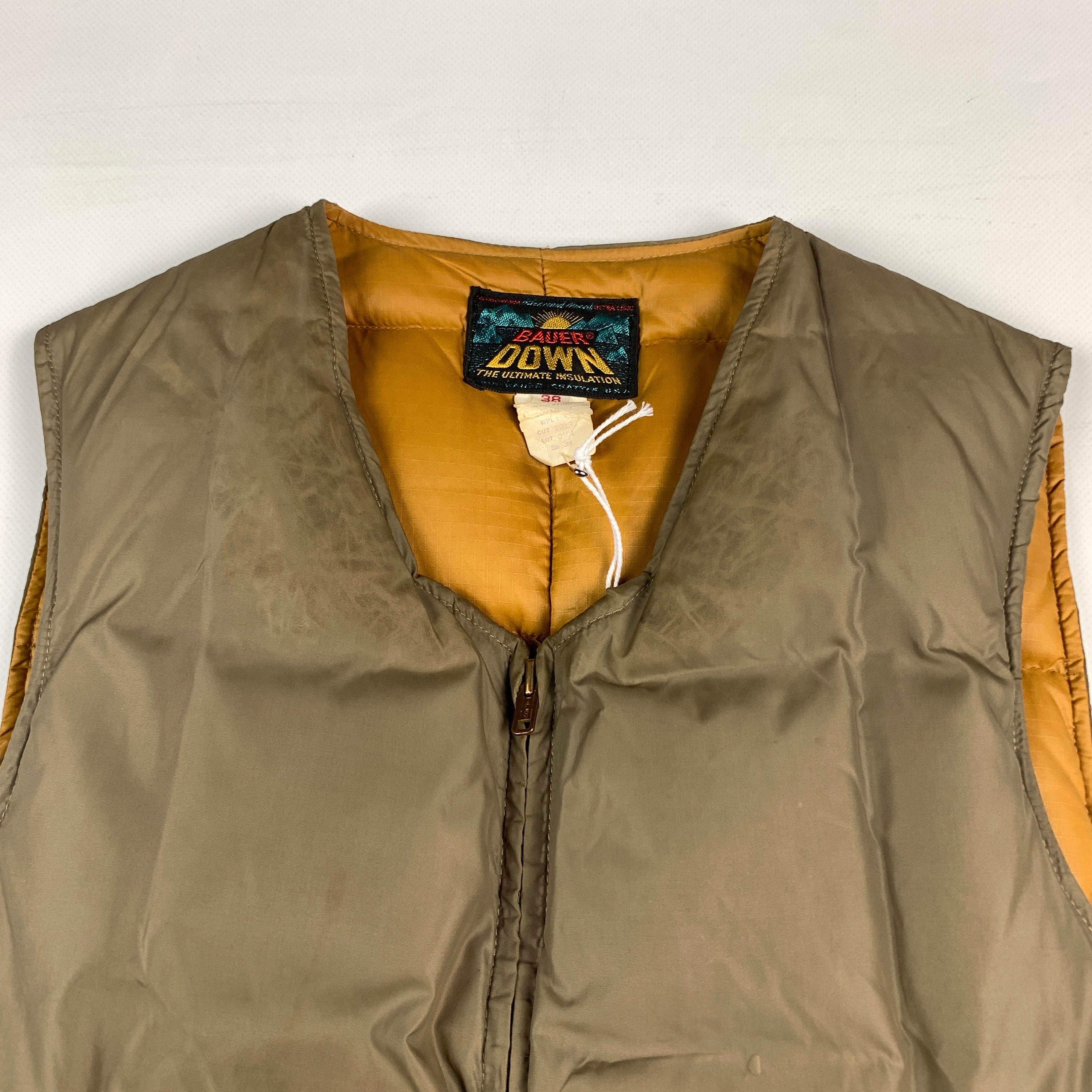 Vintage 1960s Eddie Bauer Down Vest Size 38 - Etsy
