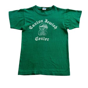 70's Champion？ FOOTBALL T-SHIRT Vintage 1970's Champion Blue Bar University of Akron