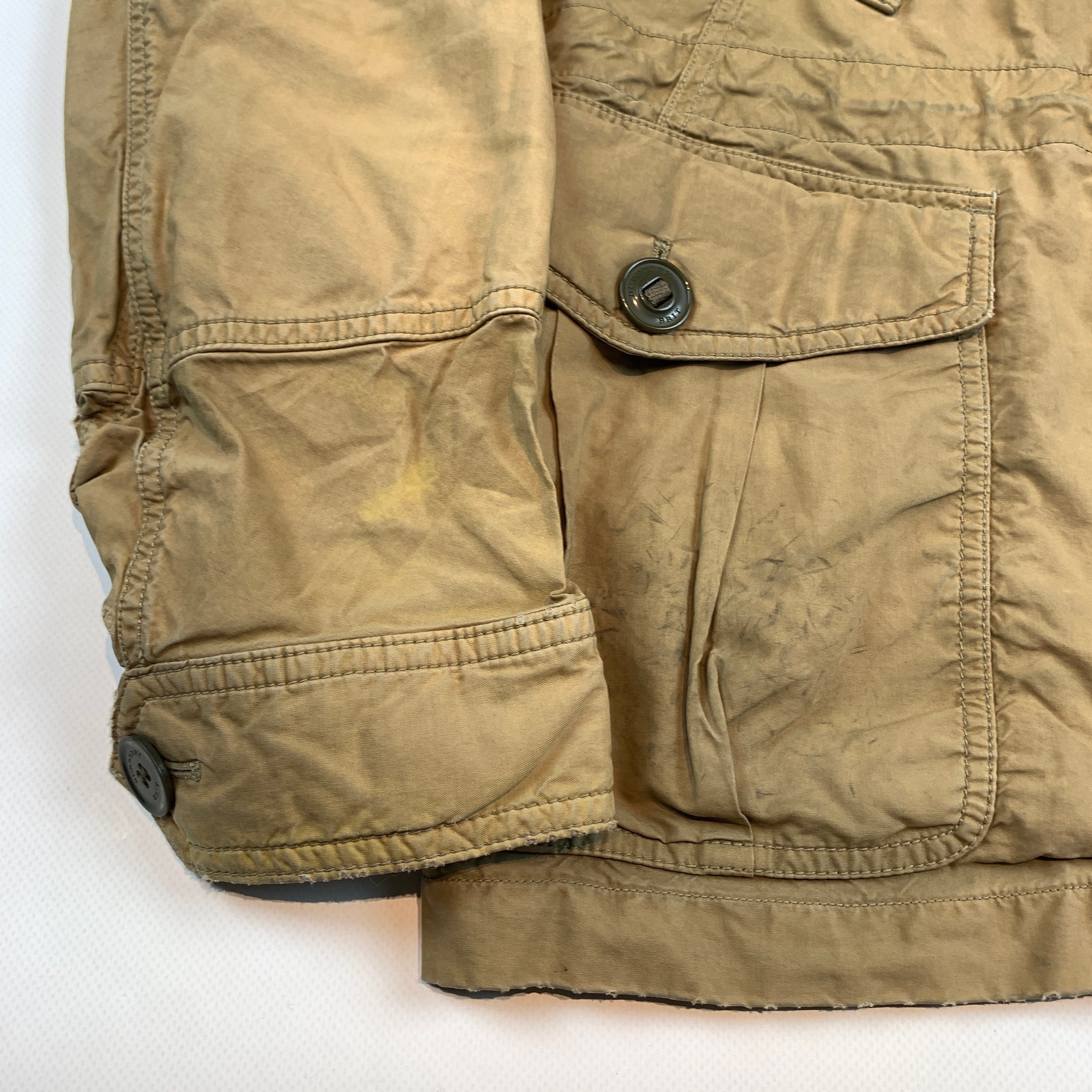 1990s Burberry Military Style Field Jacket Size Large - Etsy Finland