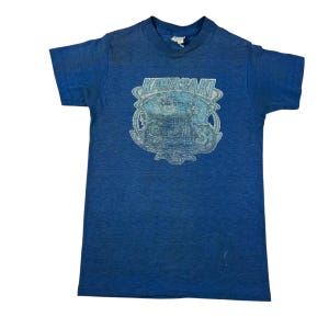 Vintage 1970s Kawasaki Motorcycles T-Shirt Size Youth Large