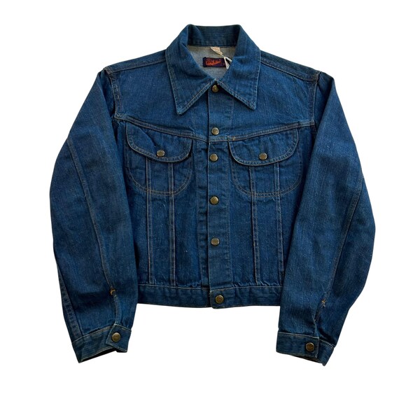 Vintage 1970s Landlubber Denim Jacket Size 38 - Etsy