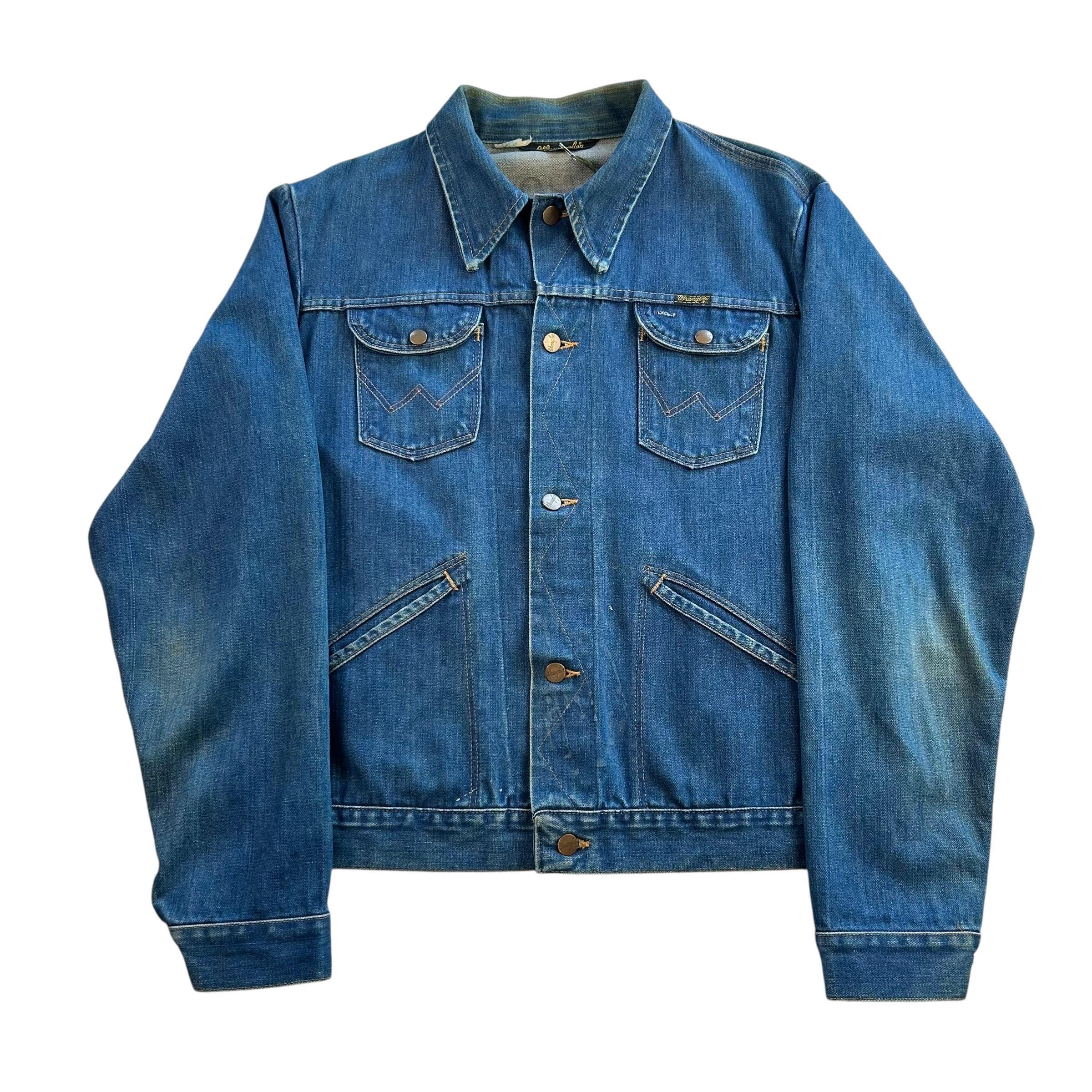 ジャケット・アウター 60s VINTAGE WRANGLER 33MJZ 44 SATAIN 60's WRANGLER 33MJZ ラングラー 生成り コットンサテン