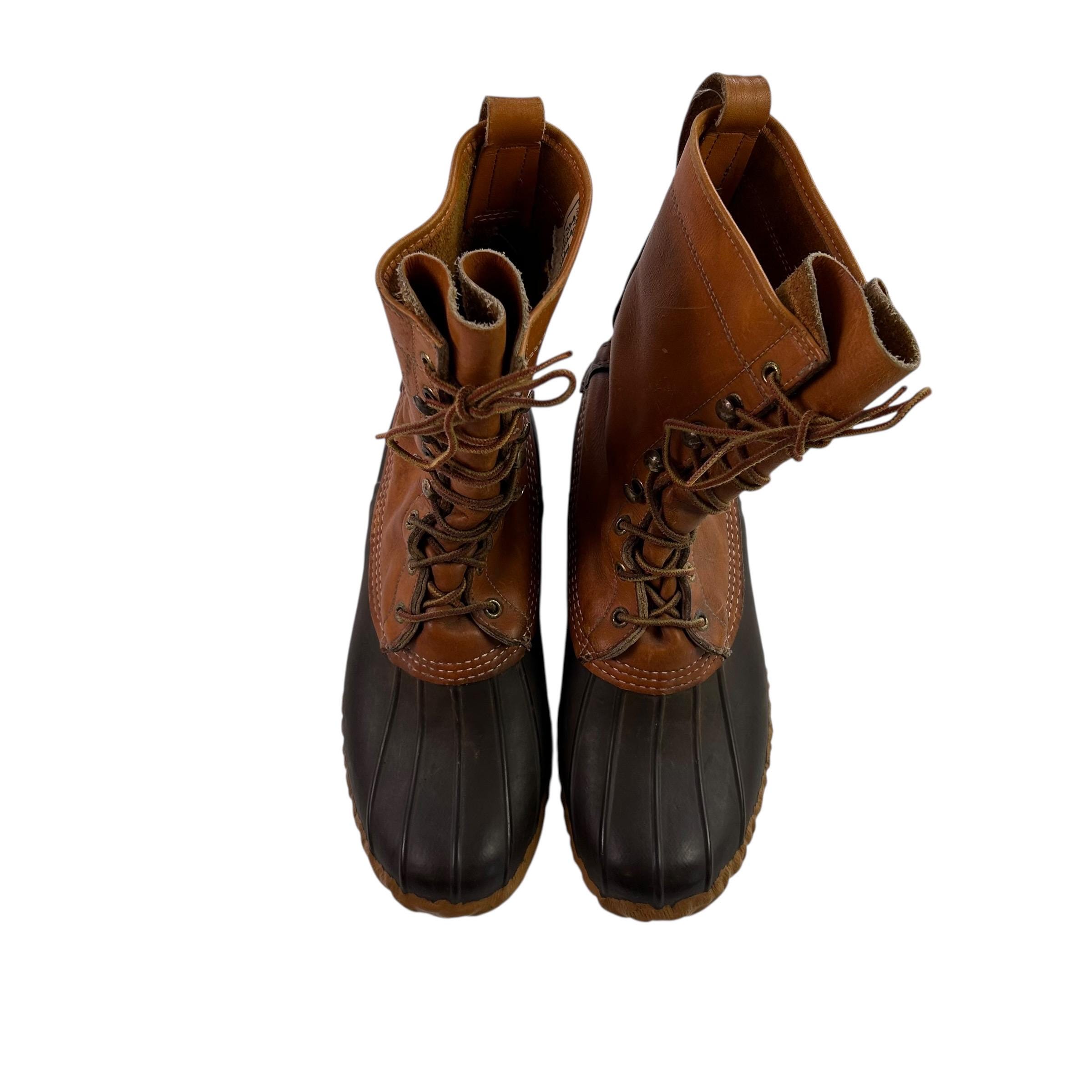 Vintage L.L. Bean Bean Boots Duck Boots Men\'s 13 GN Made in USA 1980s vintage LL Bean boots – 86 Vintage main image 3