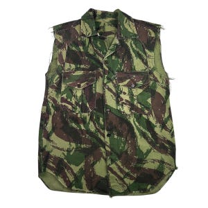 Sleeveless Army Jacket - Etsy