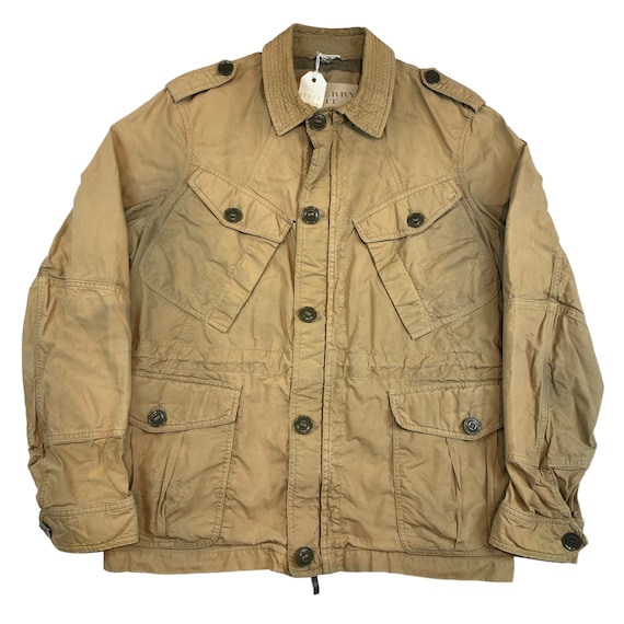 1990s Burberry Military Style Field Jacket Size Large - Etsy 1990s Burberry Military Style Field Jacket Size Large - Etsy