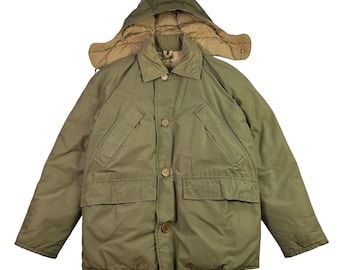 Chaqueta de plumas vintage Eddie Bauer de los años 60, resistente a las ventiscas, talla M/L